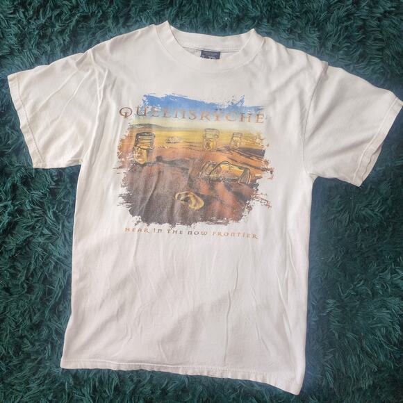 🔥 Vintage Queensrÿche "Hear in the Now Frontier" World Tour Tee 🔥 - Picture 1 of 7